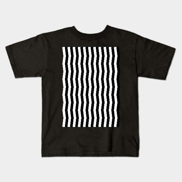 Optical Illusion Pattern Kids T-Shirt by Eliza-Grace
